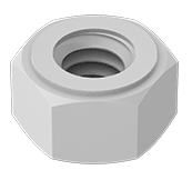 Metric Hexagonal Nut Zinc M12 * 1.25  Grade 8.8