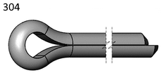 Goupille Fendue En Acier Inoxydable 1/8 * 21/2"