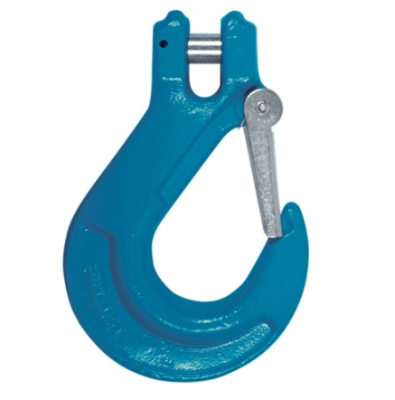 Clevis Hook bleu Painted Alloy Steel 1/2 Grade 100