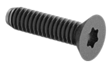 Flat Head Trailer Floor Wood-Metal Thread-Forming Screw Black-Phosphate Steel 5/16-18 * 3" Drill Size 9/32 Grade 8 [Cup Point] [Allen Drive]