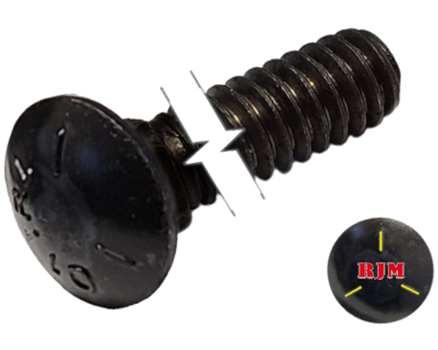 Imperial Carriage Bolt Dome Head Full Thread Plain Alloy Steel 5/8-11 * 4-1/2" Grade 5 data-zoom=