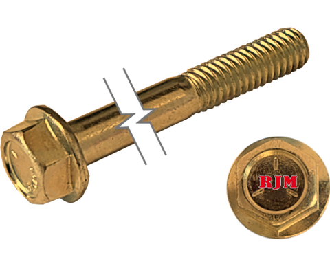 Imperial Flanged Hexagonal Bolt Partial Thread Yellow Zinc Plated 3/8-16 * 2" Grade 5 data-zoom=