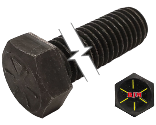 Imperial Hexagonal Bolt Full Thread  2-4-1/2 * 4" Grade 8