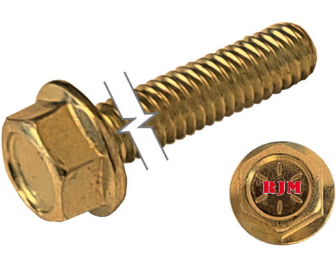 Imperial Flanged Hexagonal Bolt Full Thread 1/4-20 * 1" Grade 8 data-zoom=