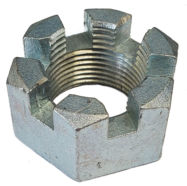 Castel Nut Fine Thread zinc Steel 1-1/4-12 Grade 2