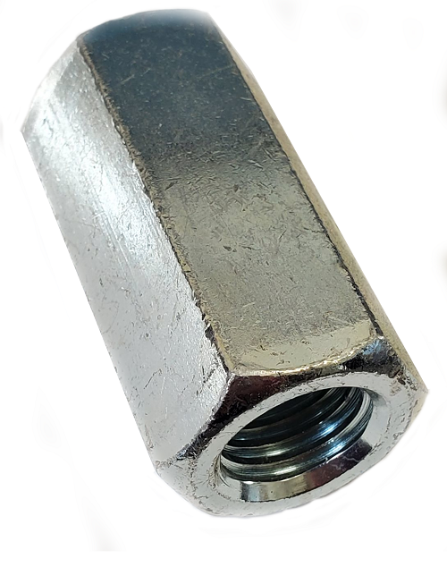 Coupling Hexagonal Nut Zinc Plated 1/2-13 Grade 5