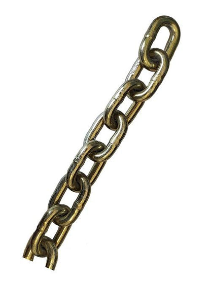 Straight Link Chain Zinc 3/8 Grade 30