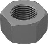 Hexagonal Nut Hot Dip Galvanized 1/4-20