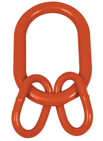 Oblong Link Assembly Orange Painted Alloy Steel 1-3/4 * 12" Grade 80