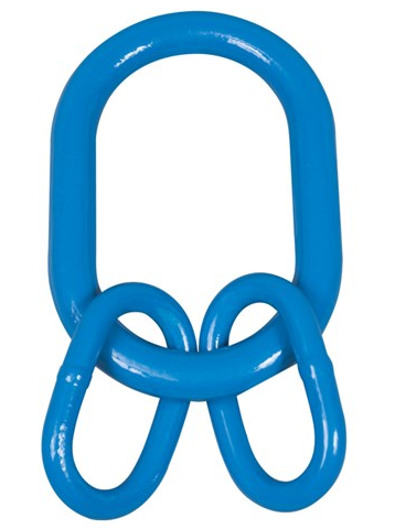 Oblong Link Assembly Blue Painted Alloy Steel 1-1/2 * 10-1/2" Grade 100