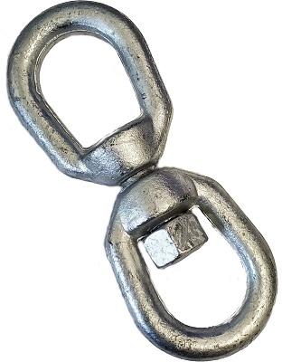 Eye to Eye Swivels Hot Dip Galvanized 1/4 * 3"