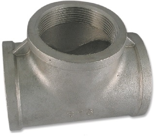 Low Pressure Threaded Inline Tee Stainless Steel 2-11-1/2 [Female NPT]