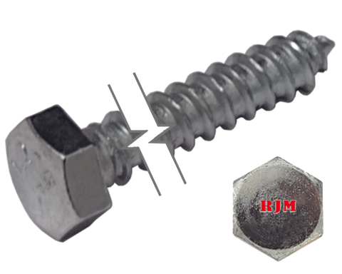 Imperial Hexagonal Lag Screw Full Thread Zinc Plated 1/4" * 1-1/4" data-zoom=