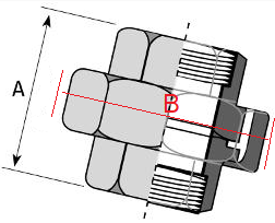 Low Pressure Threaded Union Straight Connector 316 Stainless Steel 1/8-18 [Female NPT]