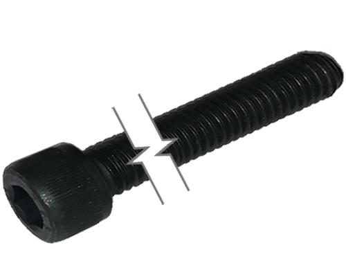 Metric Socket Head Cap Screw Black-Oxide Alloy Steel Full Thread M24 * 3 * 60mm Grade 12.9 [Allen Key]