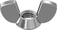 Wing Nut Zinc 10-24 Grade 2